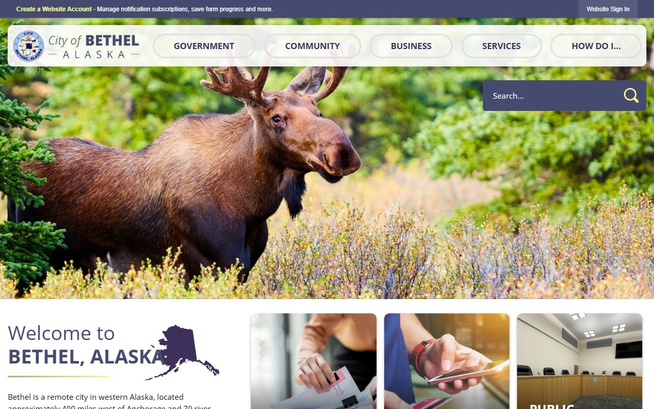 City of Bethel Alaska relevant to Bethel death records and vital records research